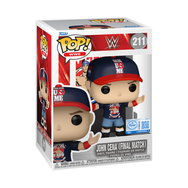 FUNKO POP! Vinyl Figur Sports Wrestling WWE John Cena Final Match 211 Special